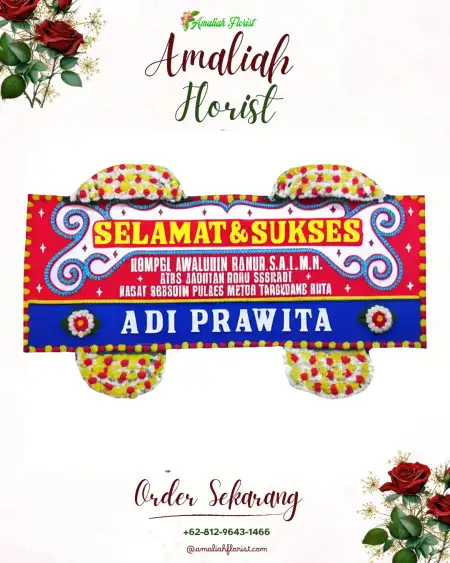 Papan Bunga Ucapan Selamat Sungai Asam